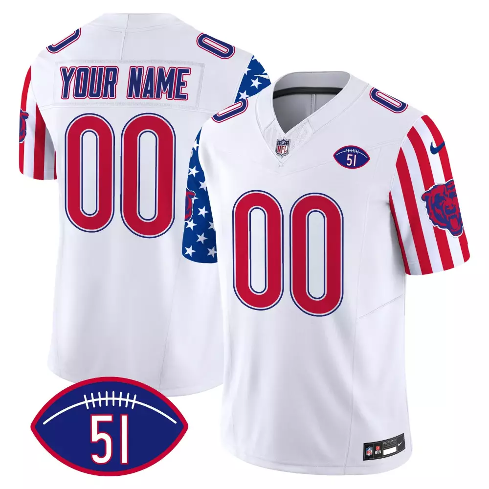 white youth chicago bears 19202025 the chicago bears vapor limited custom jersey all stitched