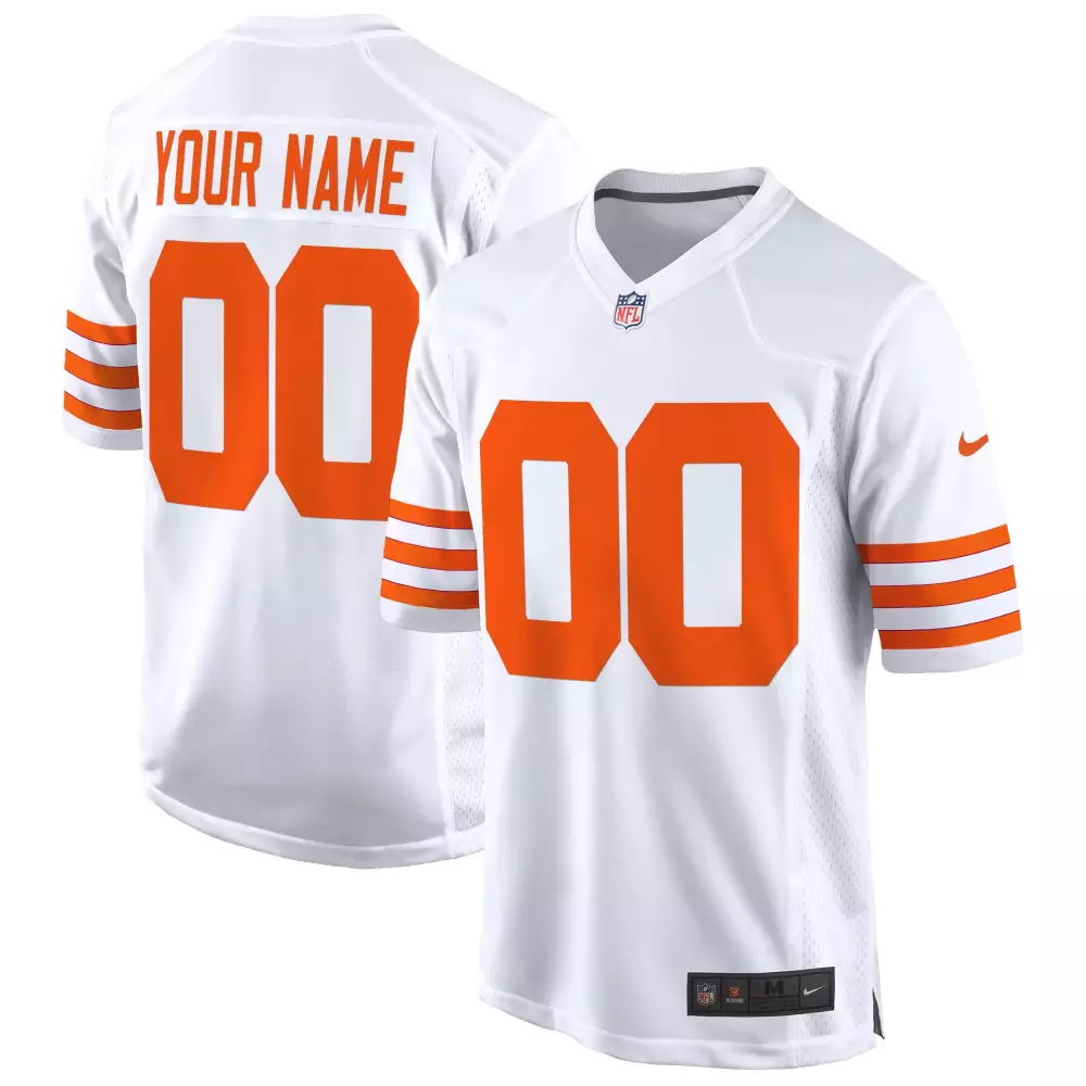 white youth chicago bears throwback game custom jersey all stitched