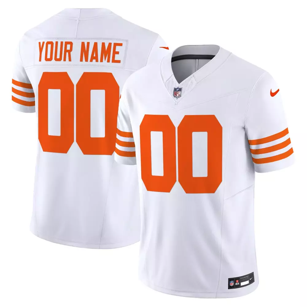 white youth chicago bears throwback game custom jersey all stitched