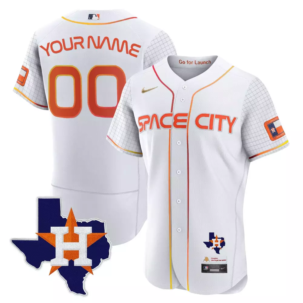 white youth houston astros 2024 fourth of july vapor premier limited custom jersey v2 all stitched