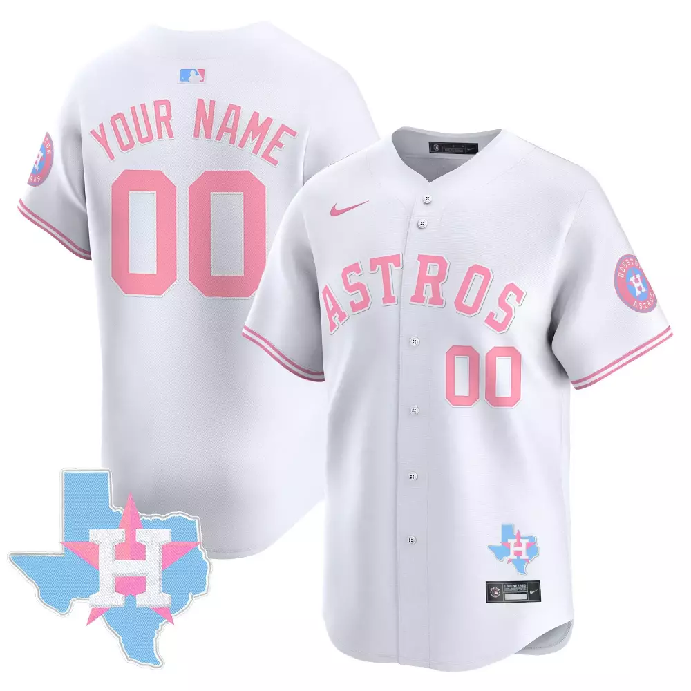 white youth houston astros aztec warrior skull vapor premier limited custom jersey v2 printed