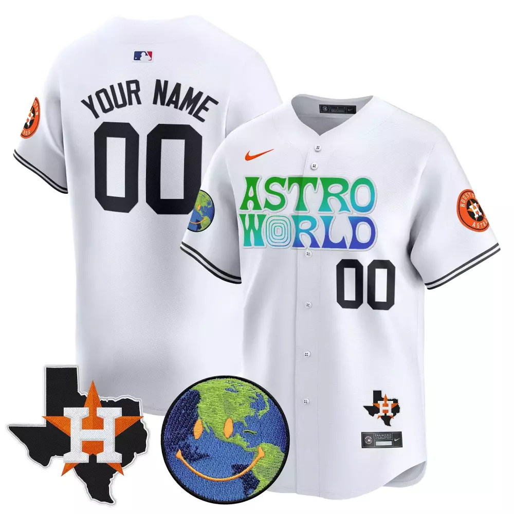 white youth houston astros aztec warrior skull vapor premier limited custom jersey v2 printed
