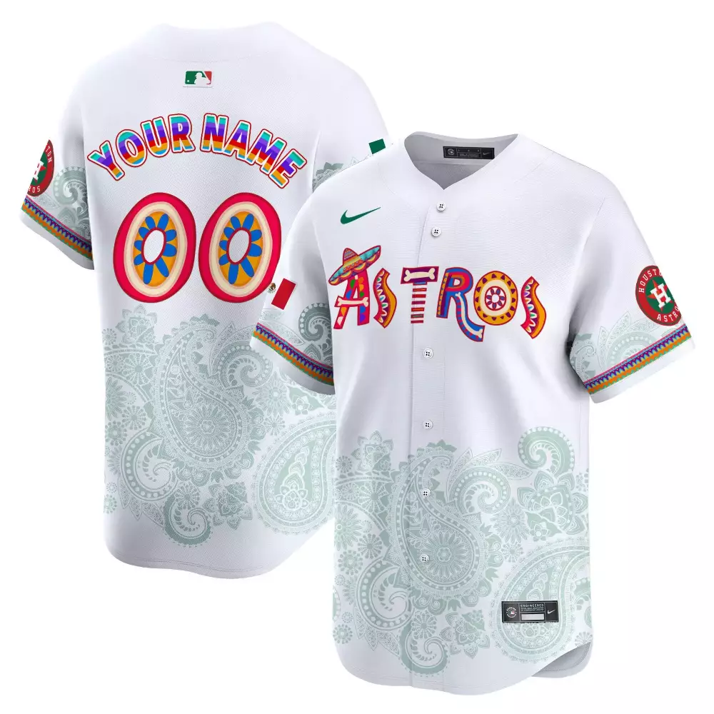white youth houston astros orbit patch vapor premier limited custom jersey v3 all stitched