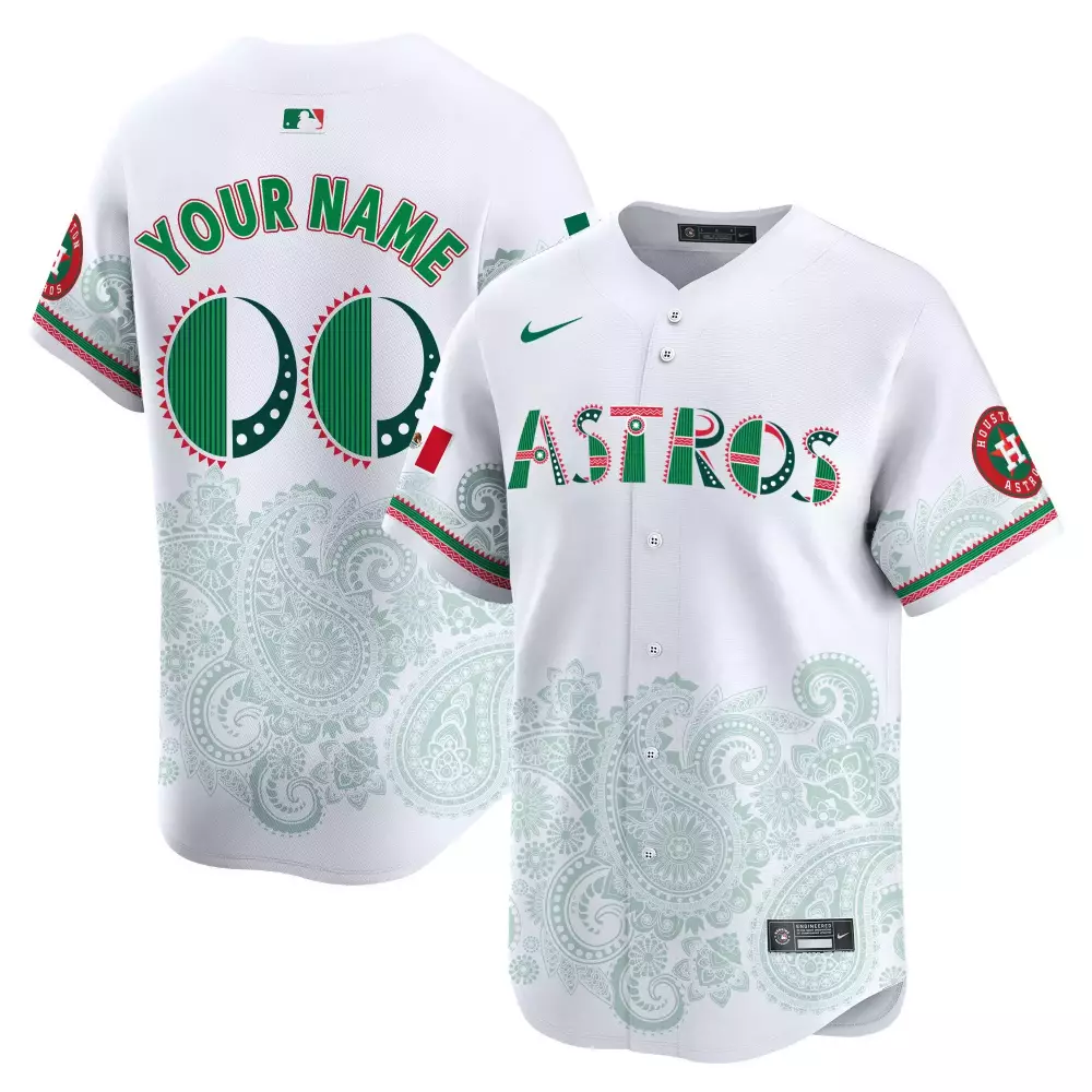white youth houston astros orbit patch vapor premier limited custom jersey v3 all stitched