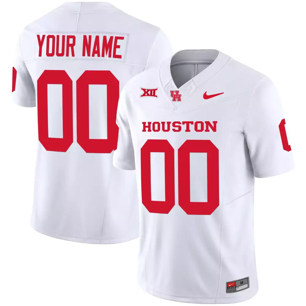 white women houston cougars 2023 oilers inspired vapor custom jersey v4 all stitched