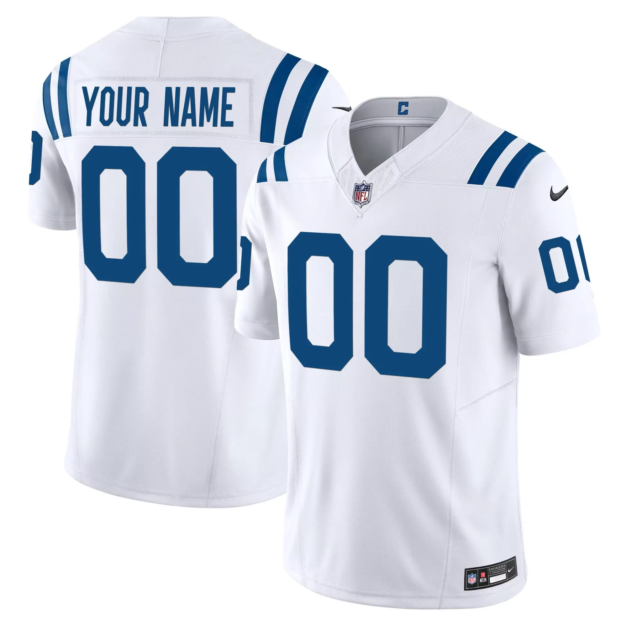 white women indianapolis colts vapor limited custom jersey all stitched