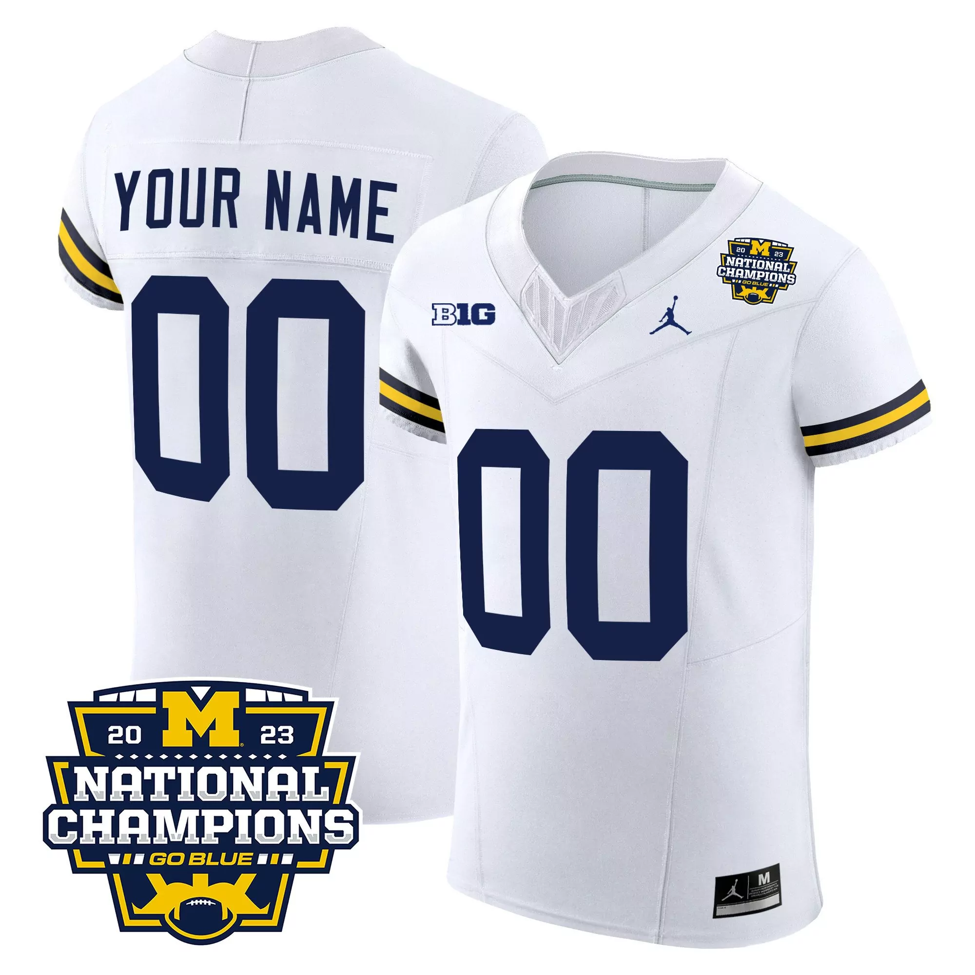 white youth michigan wolverines tm42 patch vapor limited custom jersey all stitched