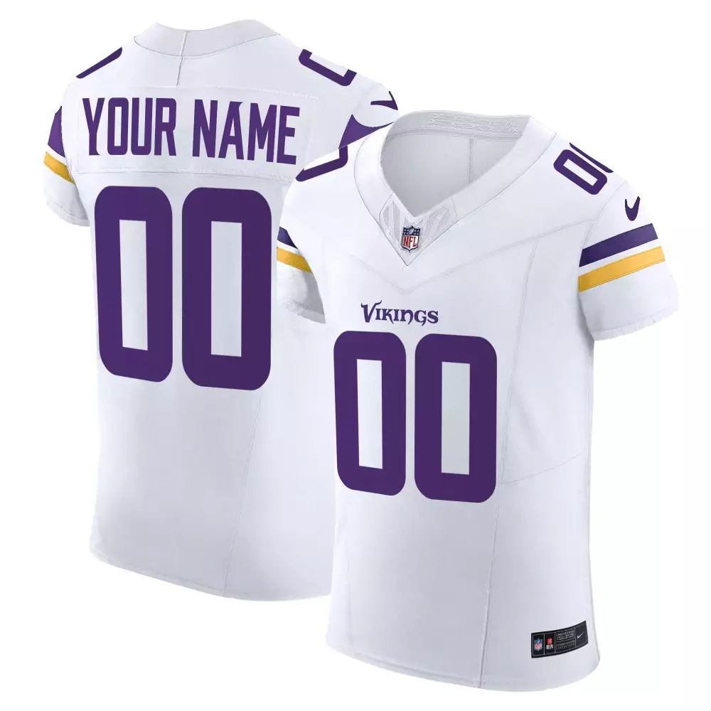 white youth minnesota vikings kings of the north patch vapor limited custom jersey all stitched