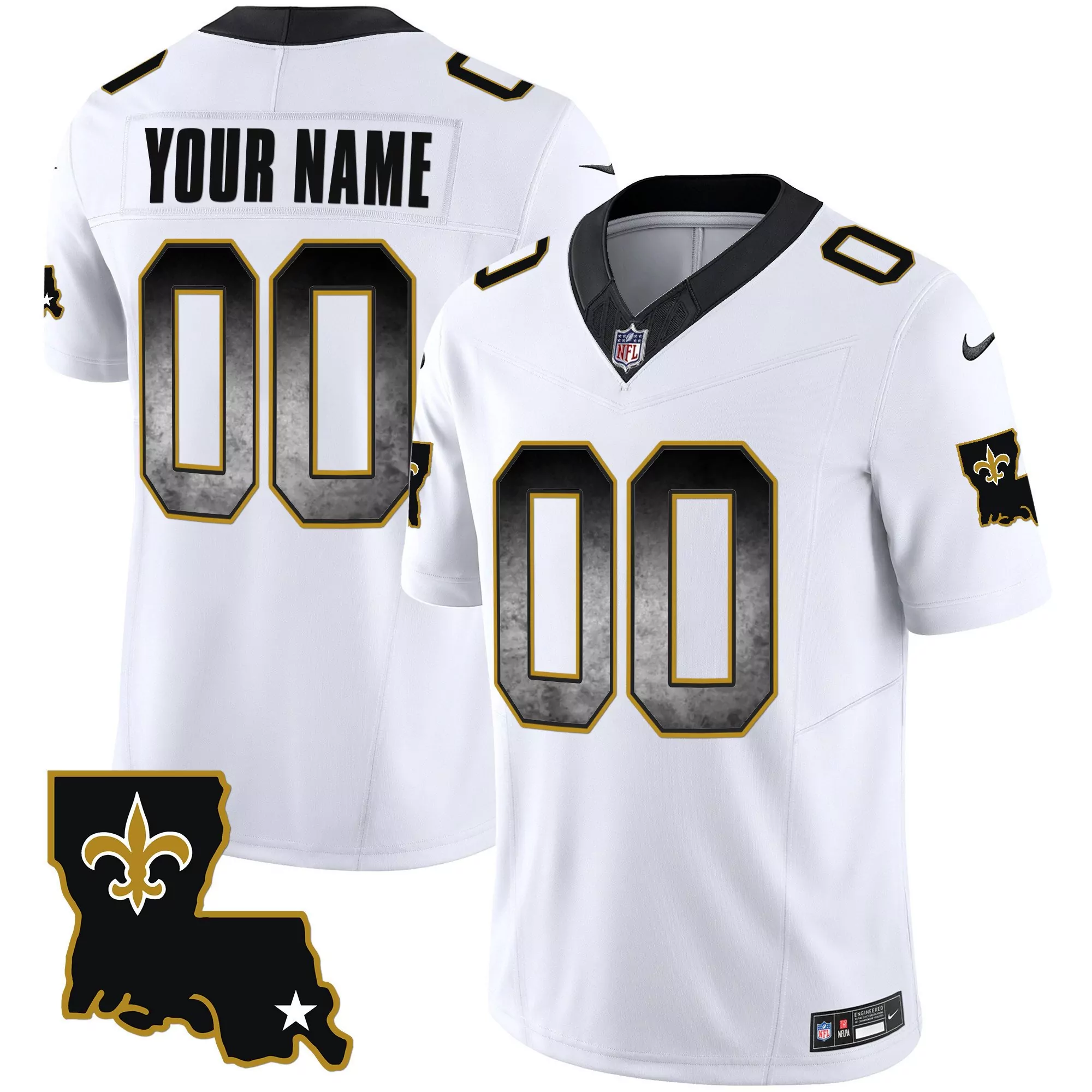 white youth alvin kamara new orleans saints legacy jersey all stitched