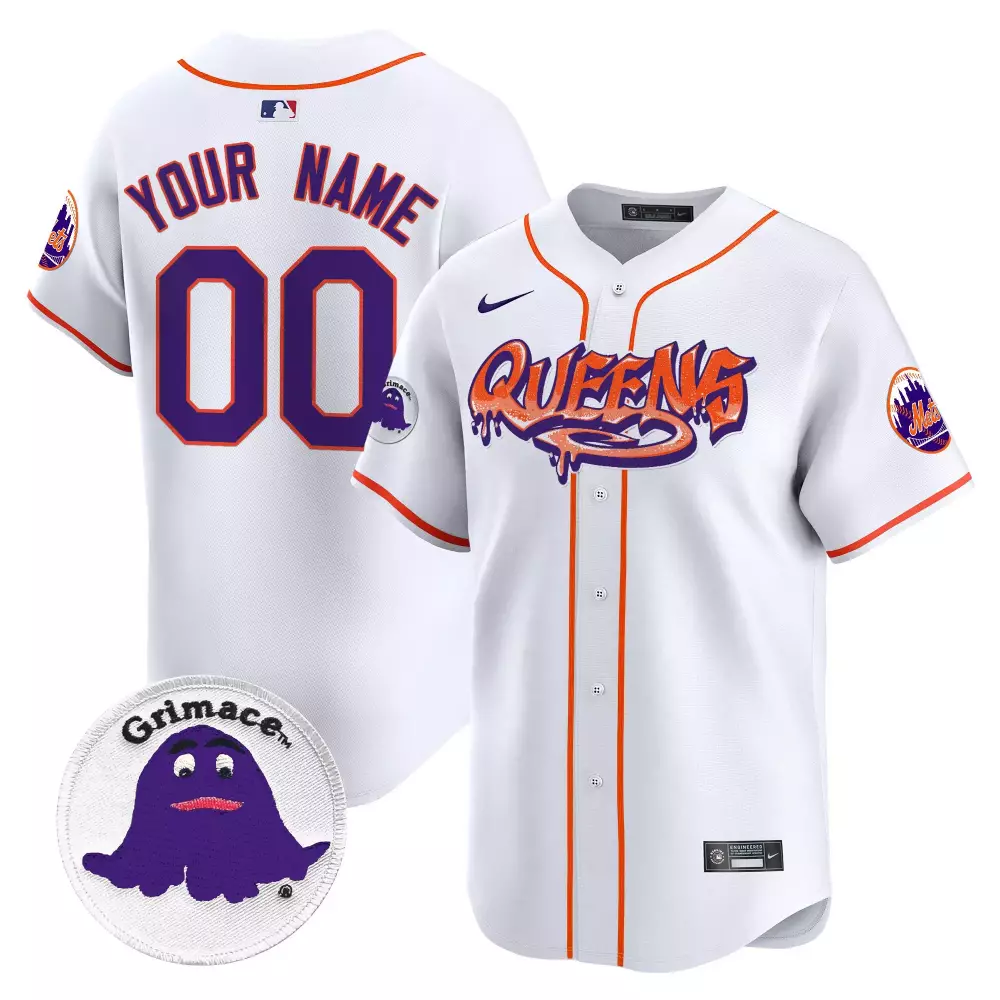 white youth new york mets nas illmatic vapor premier limited custom jersey all stitched