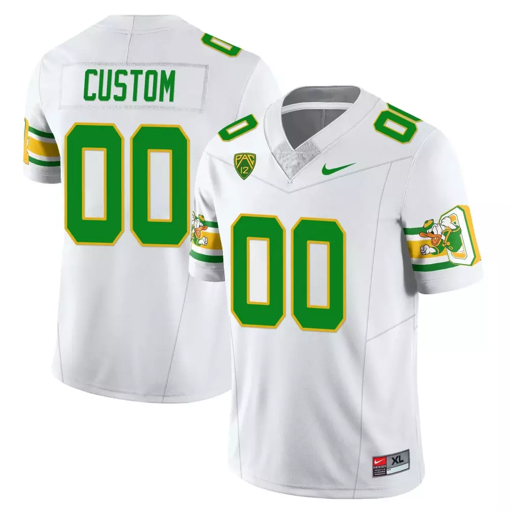 white youth oregon ducks ducks mighty oregon ducks 1984 throwback custom jersey stitched