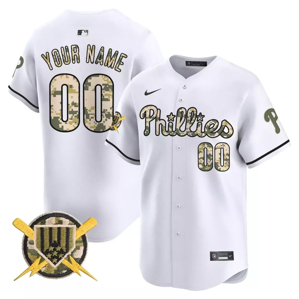 trea turner white mens phillies armed forces day vapor premier limited jersey all stitched