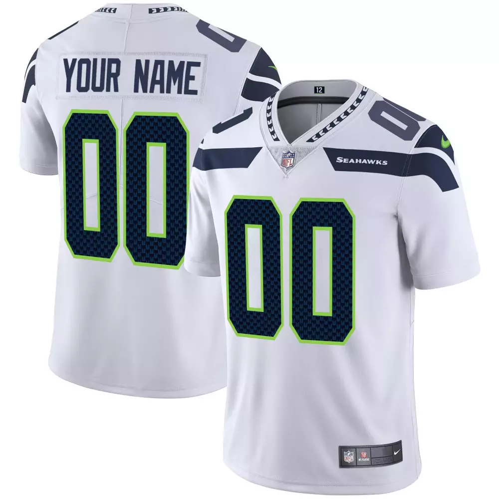 white youth seattle seahawks throwback gold vapor limited custom jersey v2 all stitched