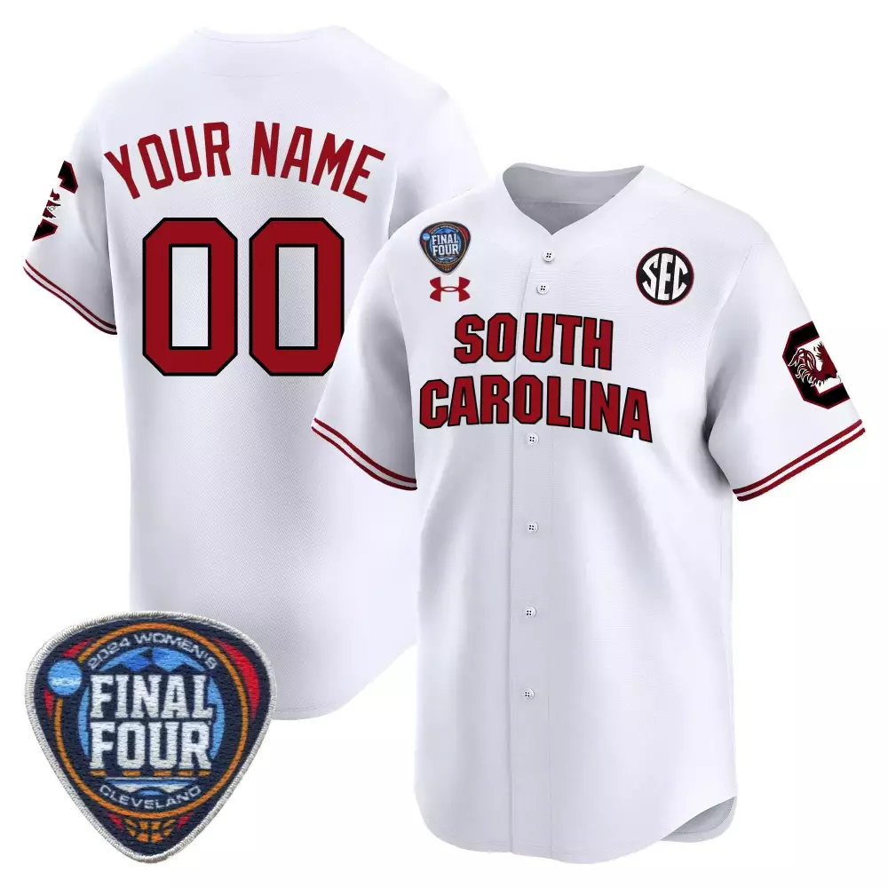 white women south carolina gamecocks 2024 national champions basketball custom jersey v2 women patch all stitched