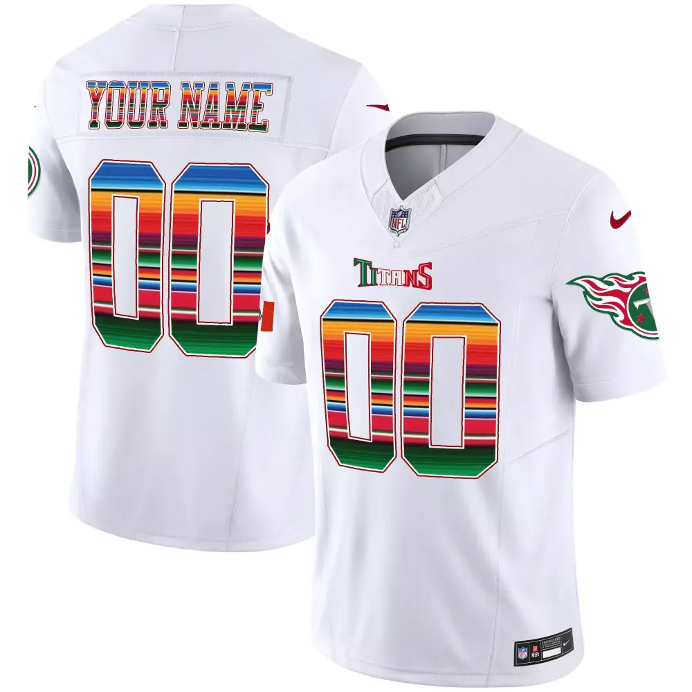 white youth tennessee titans 1997 throwback limited vapor limited custom jersey all stitched