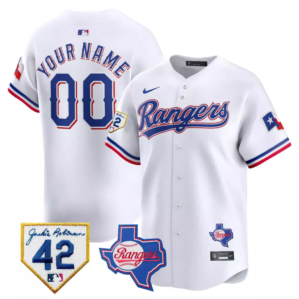 white youth texas rangers 2024 independence day vapor premier limited custom jersey v2 all stitched