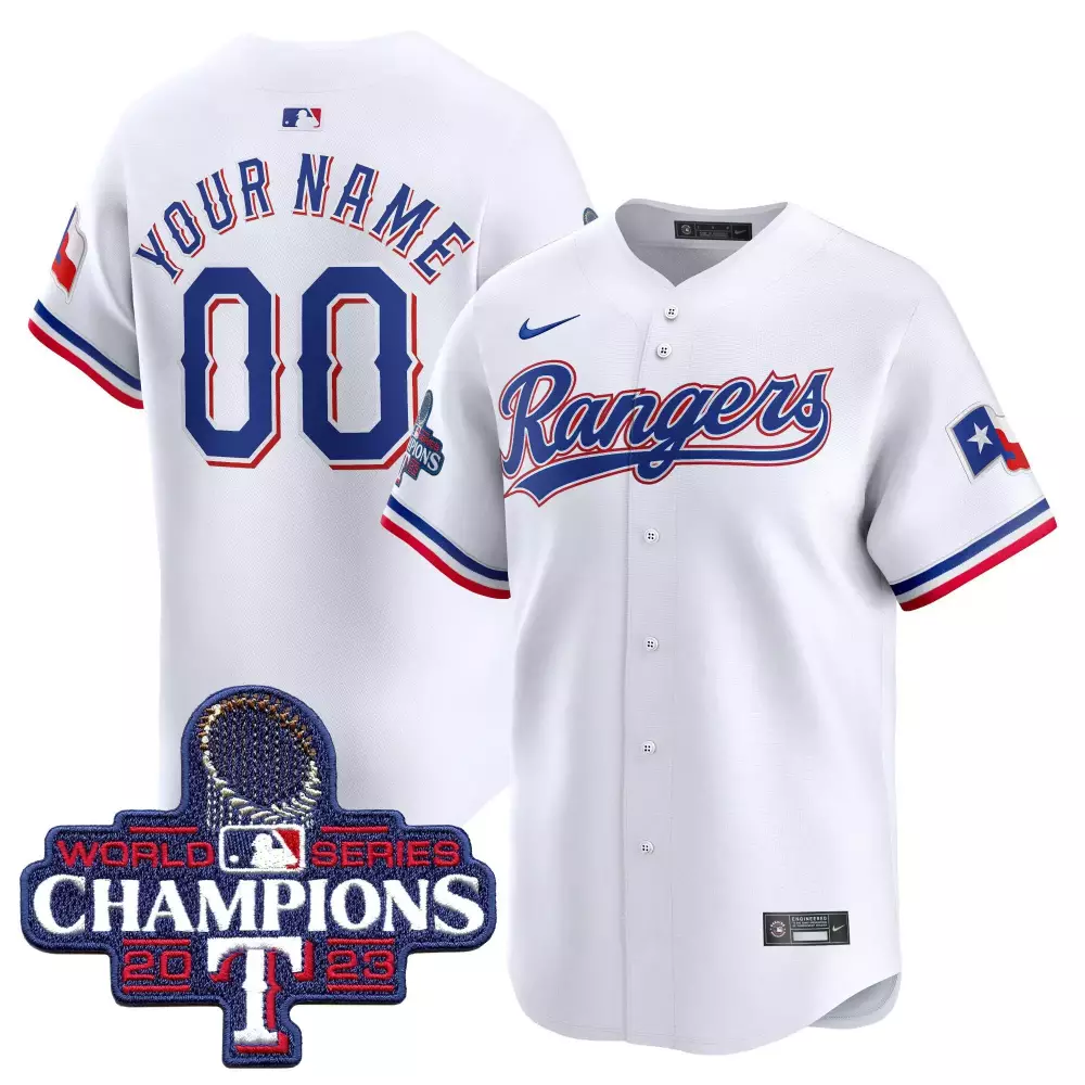 white youth texas rangers world series champions vapor premier elite custom jersey v2 all stitched