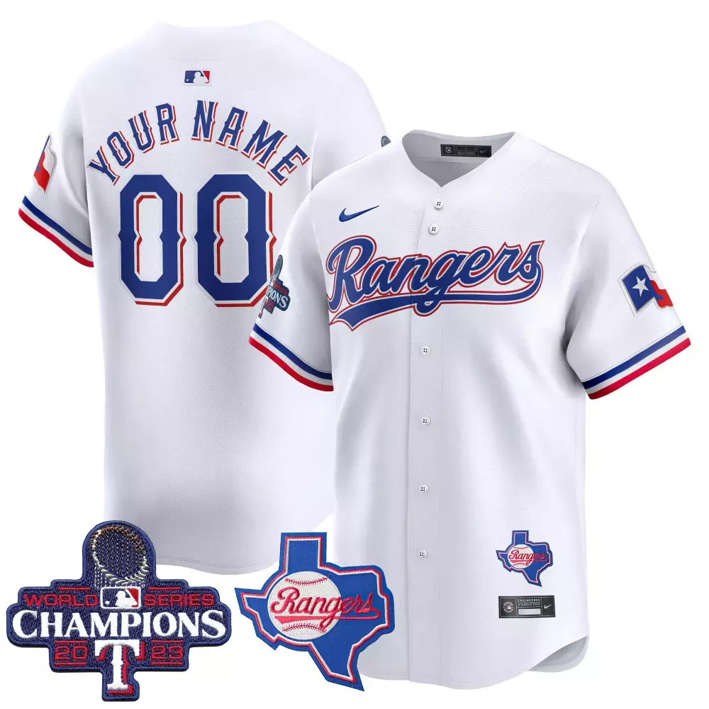 white youth texas rangers world series champions vapor premier elite custom jersey v2 all stitched