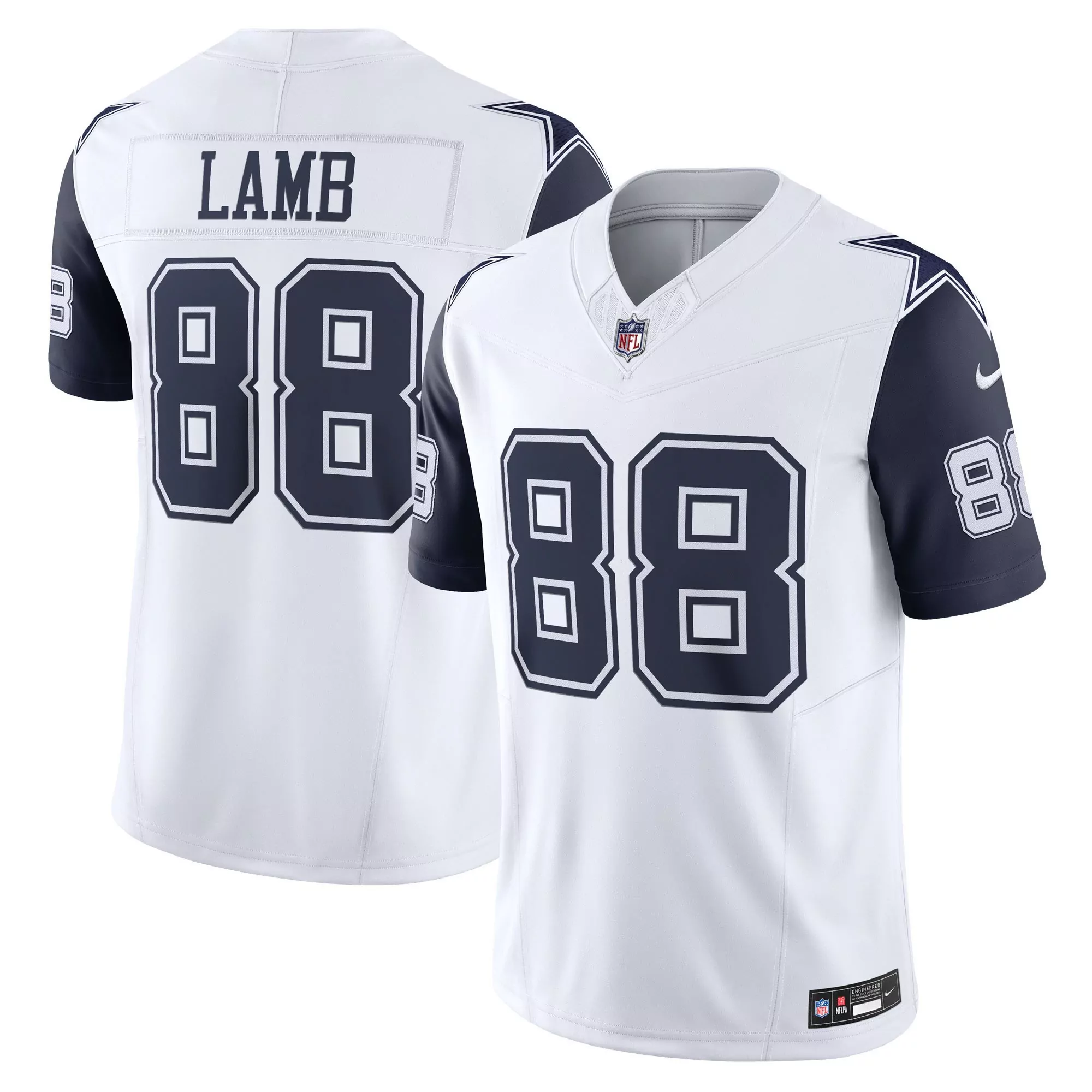 whitenavy men ceedee lamb dallas cowboys jersey