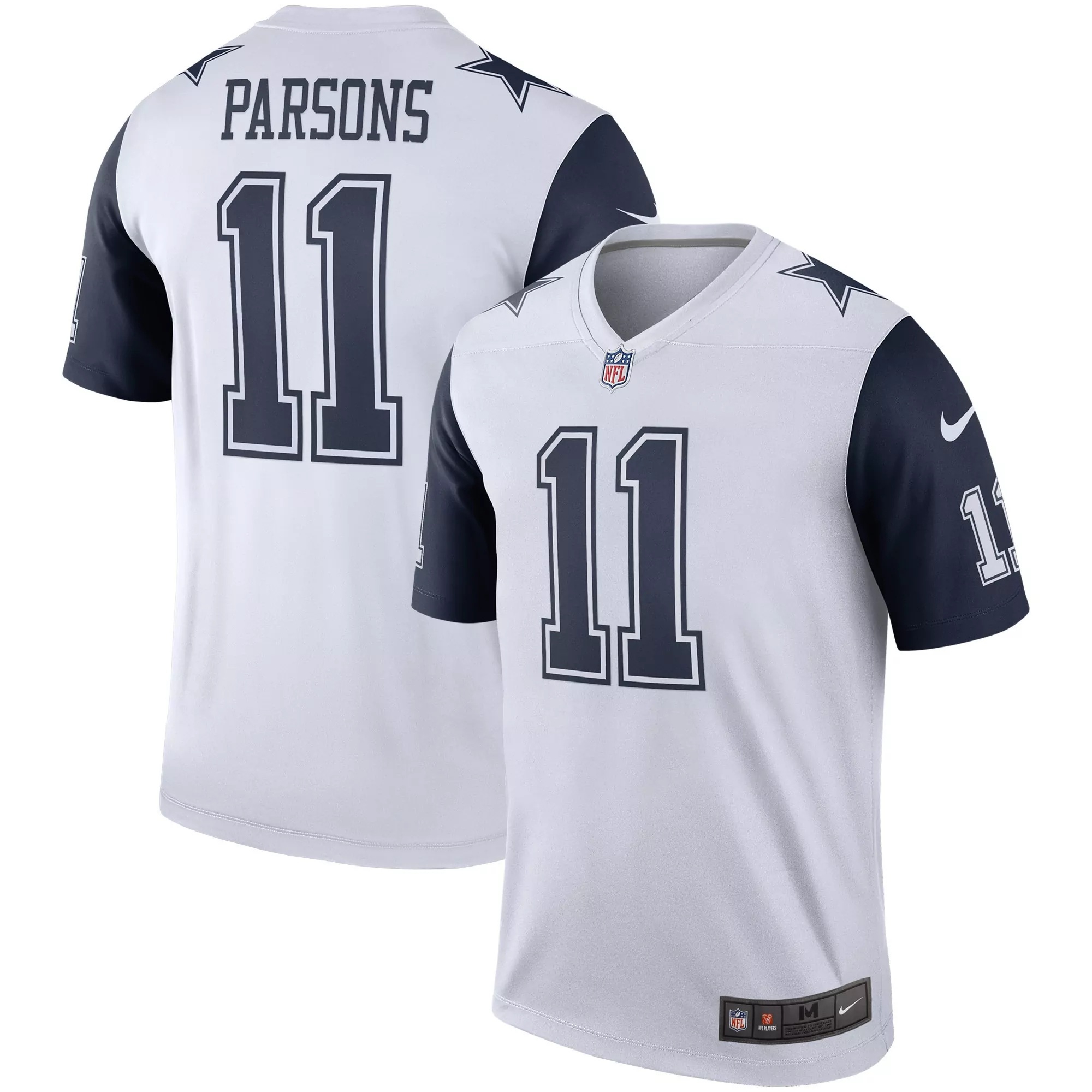 whitenavy men micah parsons dallas cowboys jersey