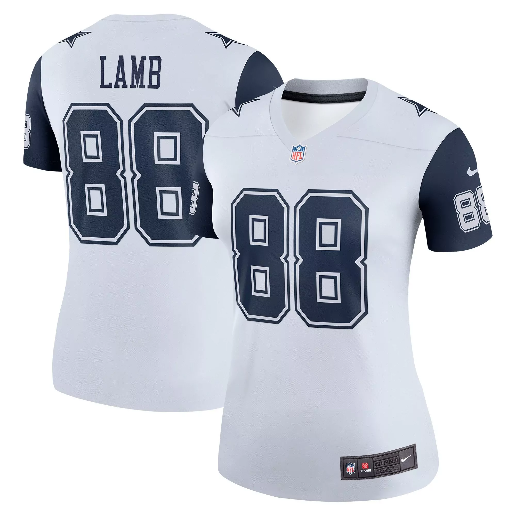 whitenavy women ceedee lamb dallas cowboys jersey