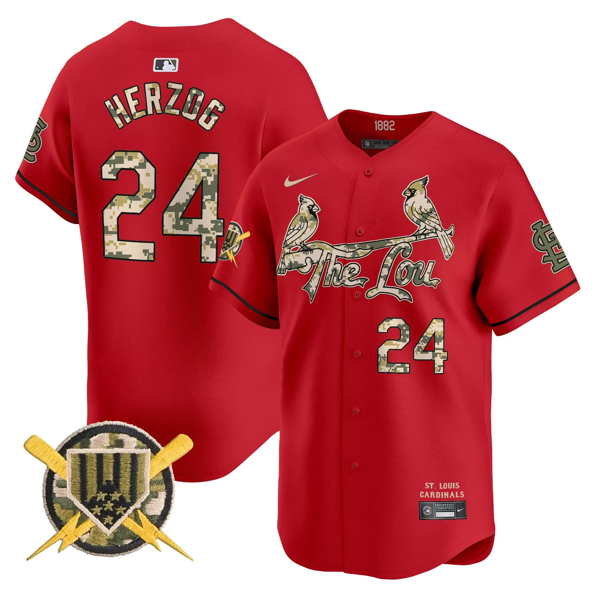whitey herzog red mens st louis cardinals 2024 independence day vapor premier limited jersey all stitched