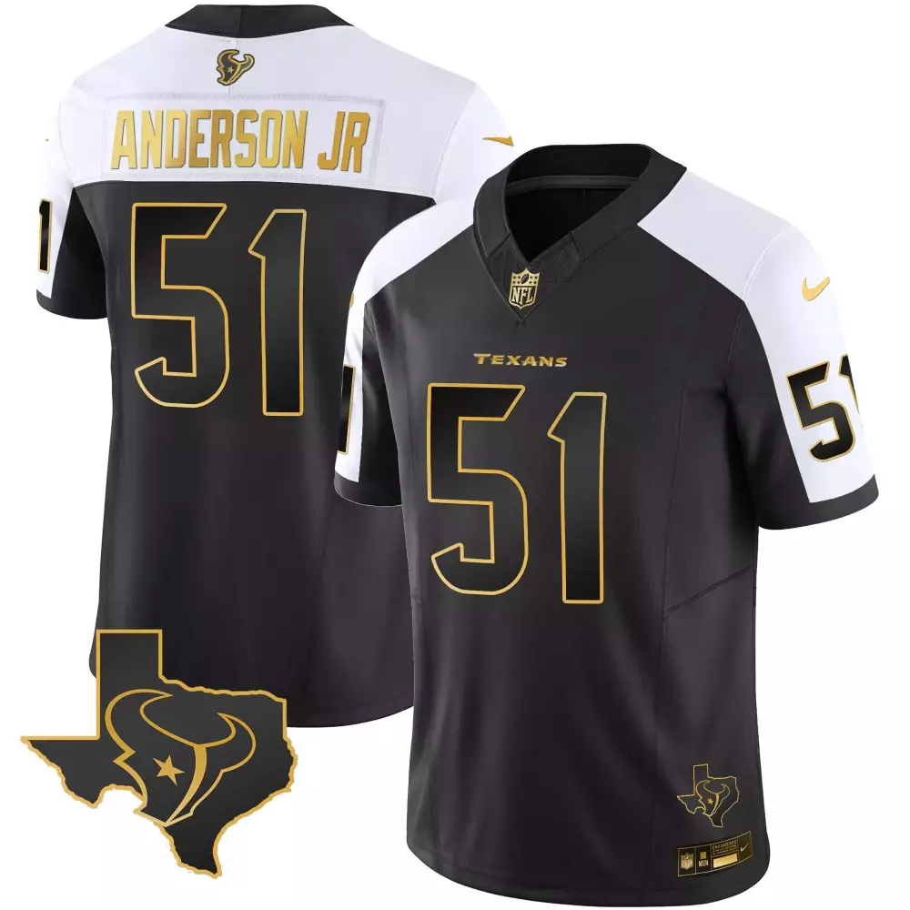will anderson jr alternate gold mens houston texans gold vapor limited jersey all stitched