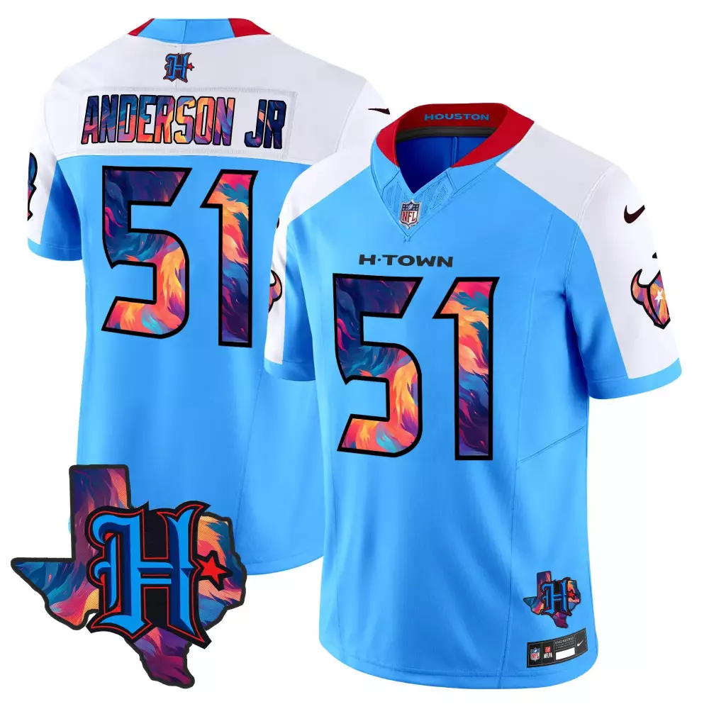 will anderson jr blue alternate mens houston texans 2024 game jersey all stitched
