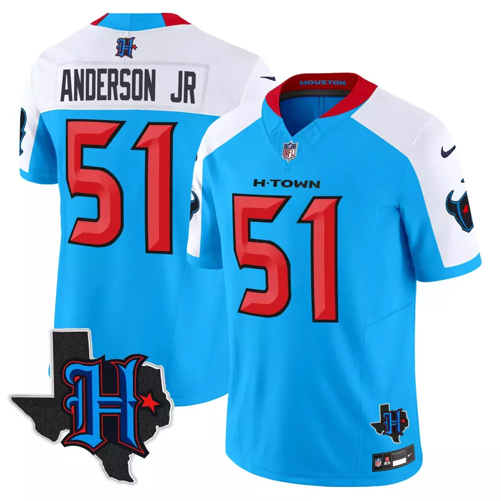 will anderson jr blue alternate mens houston texans 2024 game jersey all stitched