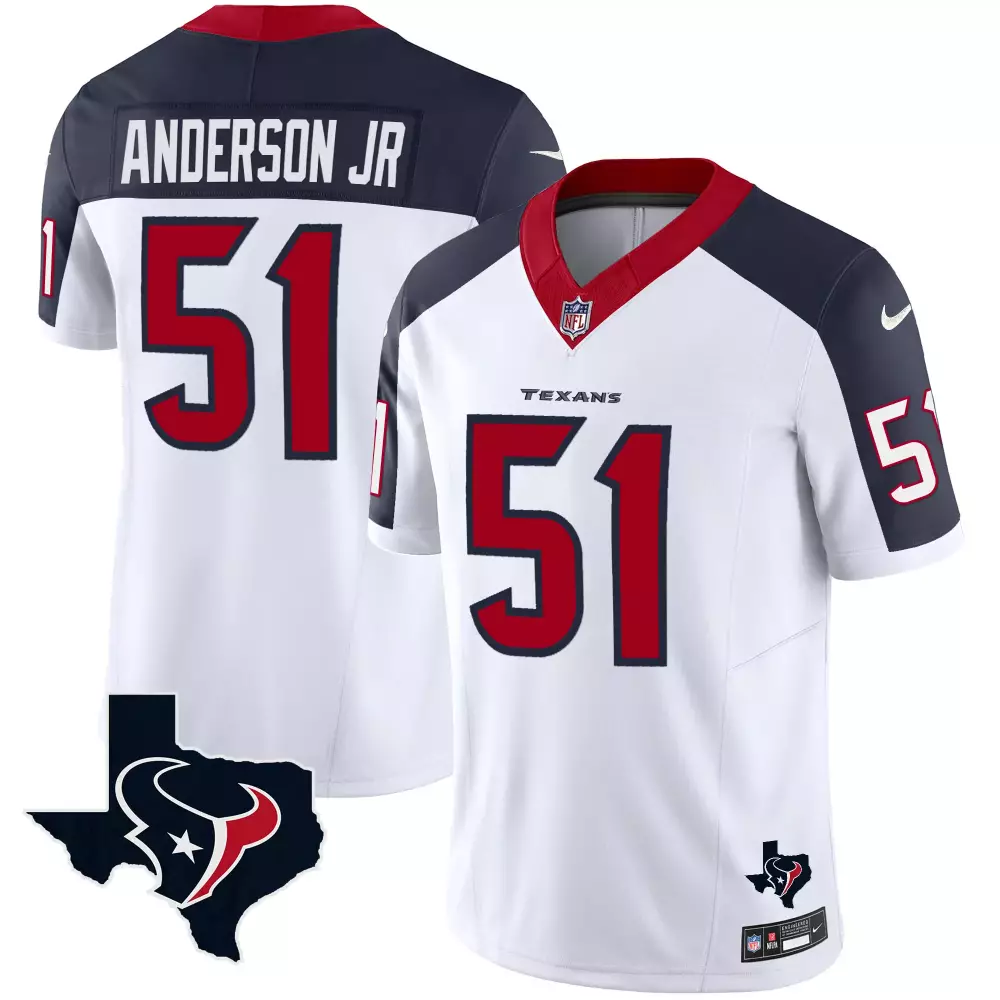 will anderson jr inverted mens houston texans vapor limited jersey all stitched