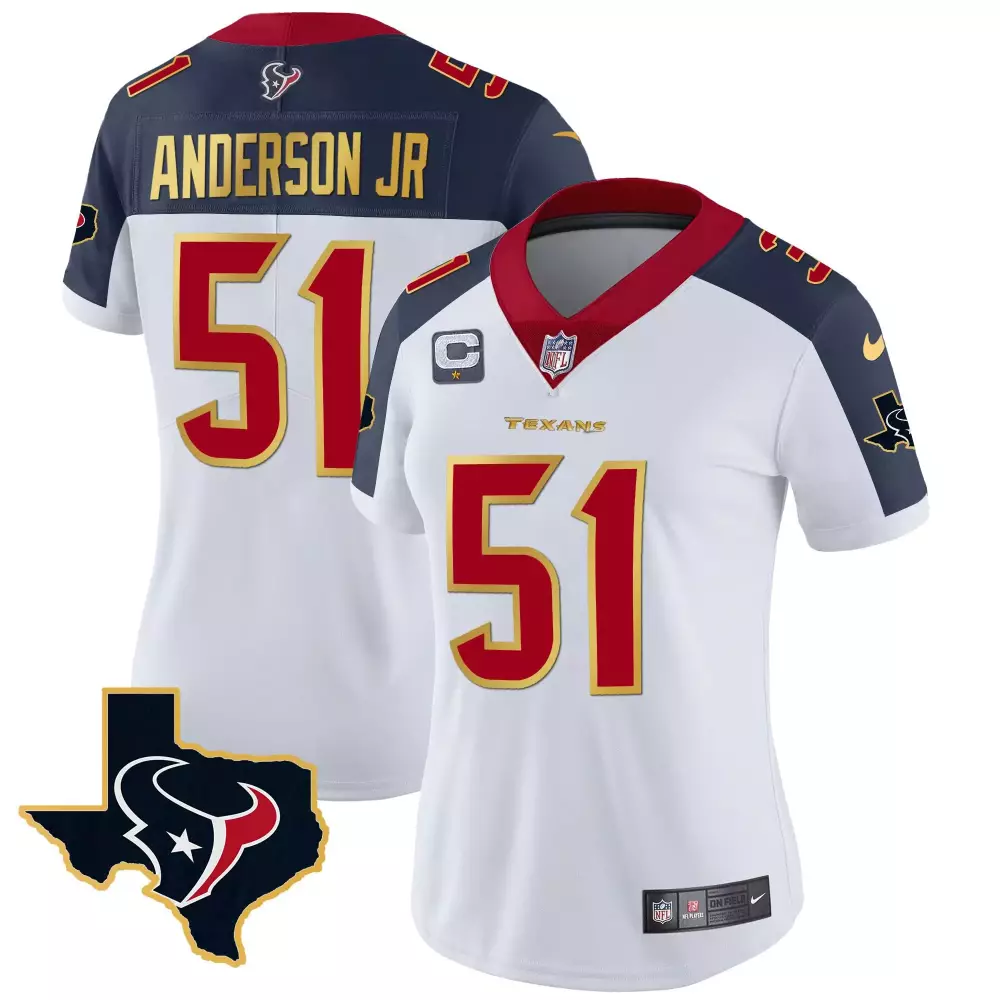 will anderson jr inverted mens houston texans vapor limited jersey all stitched
