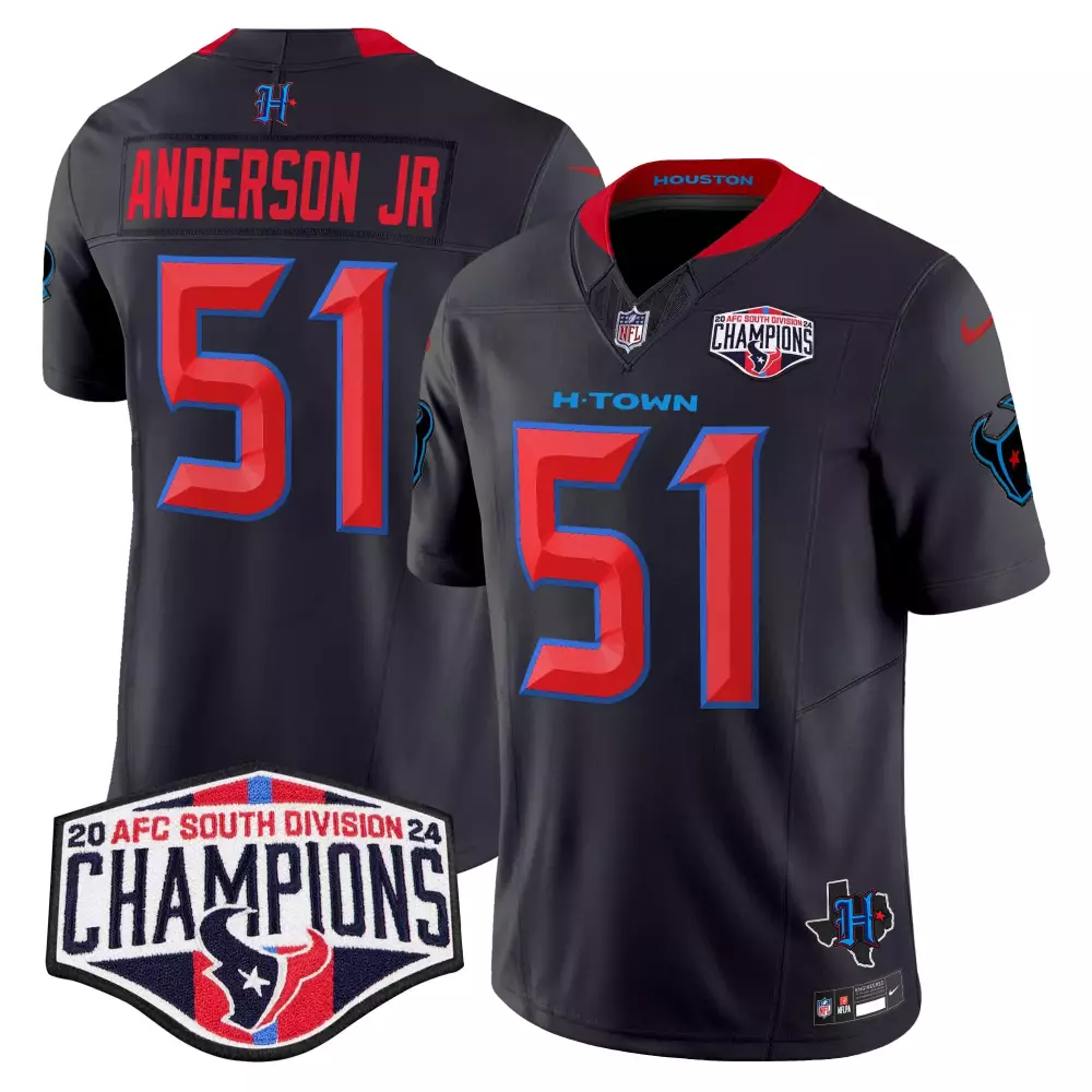 will anderson jr navy alternate womens houston texans 2024 texas patch vapor limited jersey all stitched