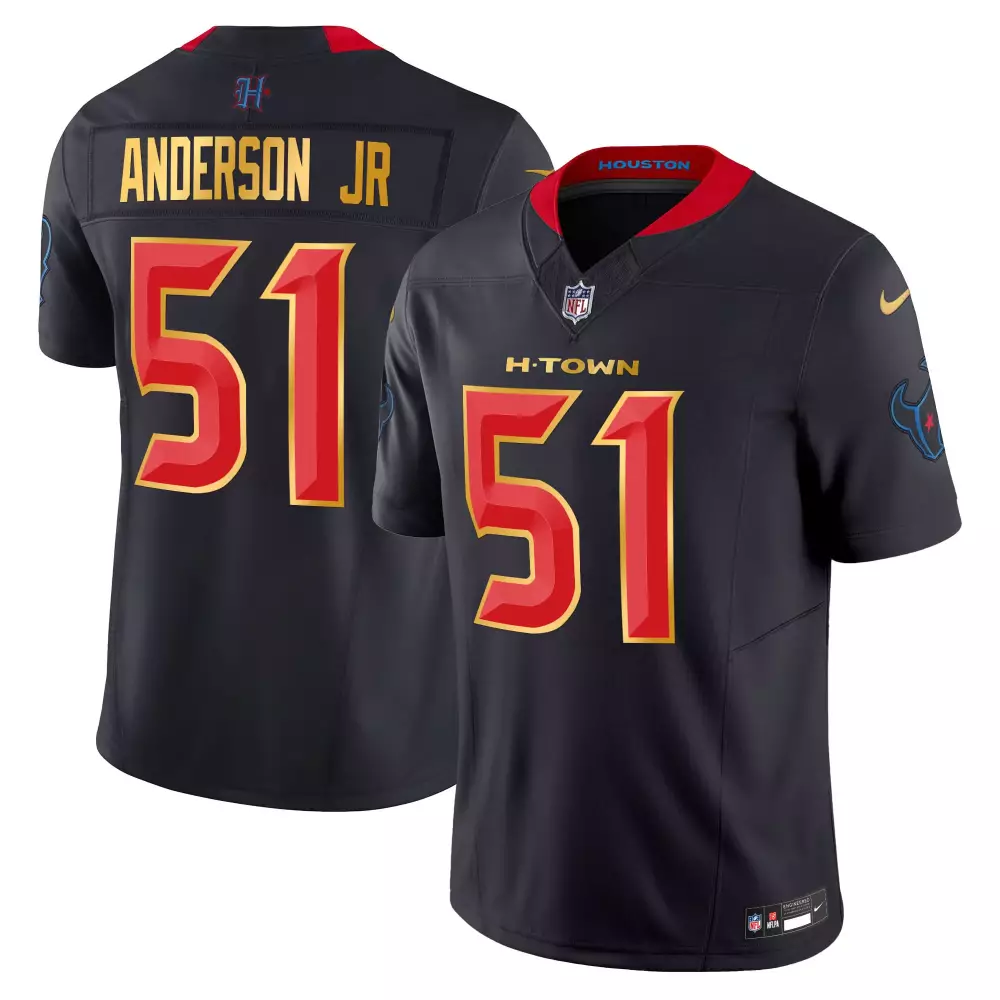 will anderson jr navy limited mens houston texans 2024 baseball jersey all stitched