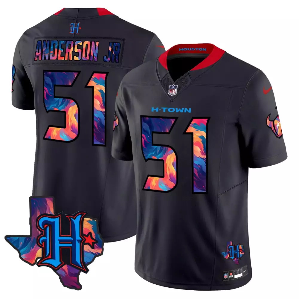 will anderson jr navy limited mens houston texans 2024 baseball jersey all stitched