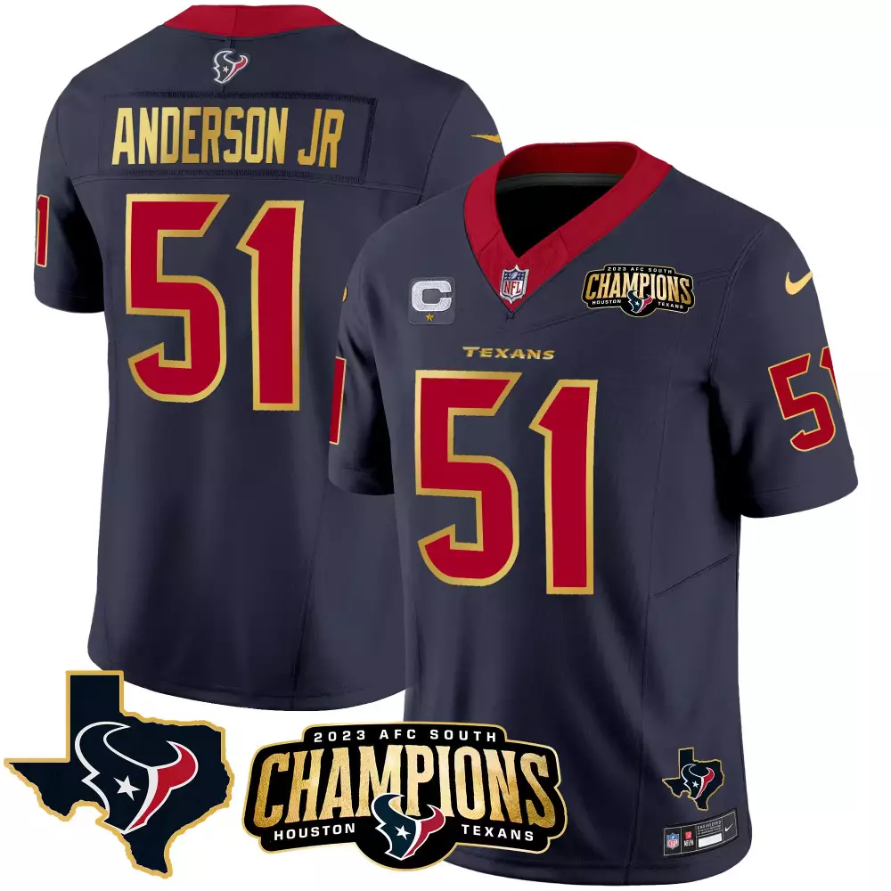 will anderson jr navy limited womens houston texans 2024 vapor limited jersey v2 all stitched