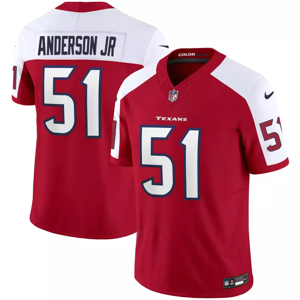 will anderson jr purple mens houston texans dj screw vapor limited jersey all stitched