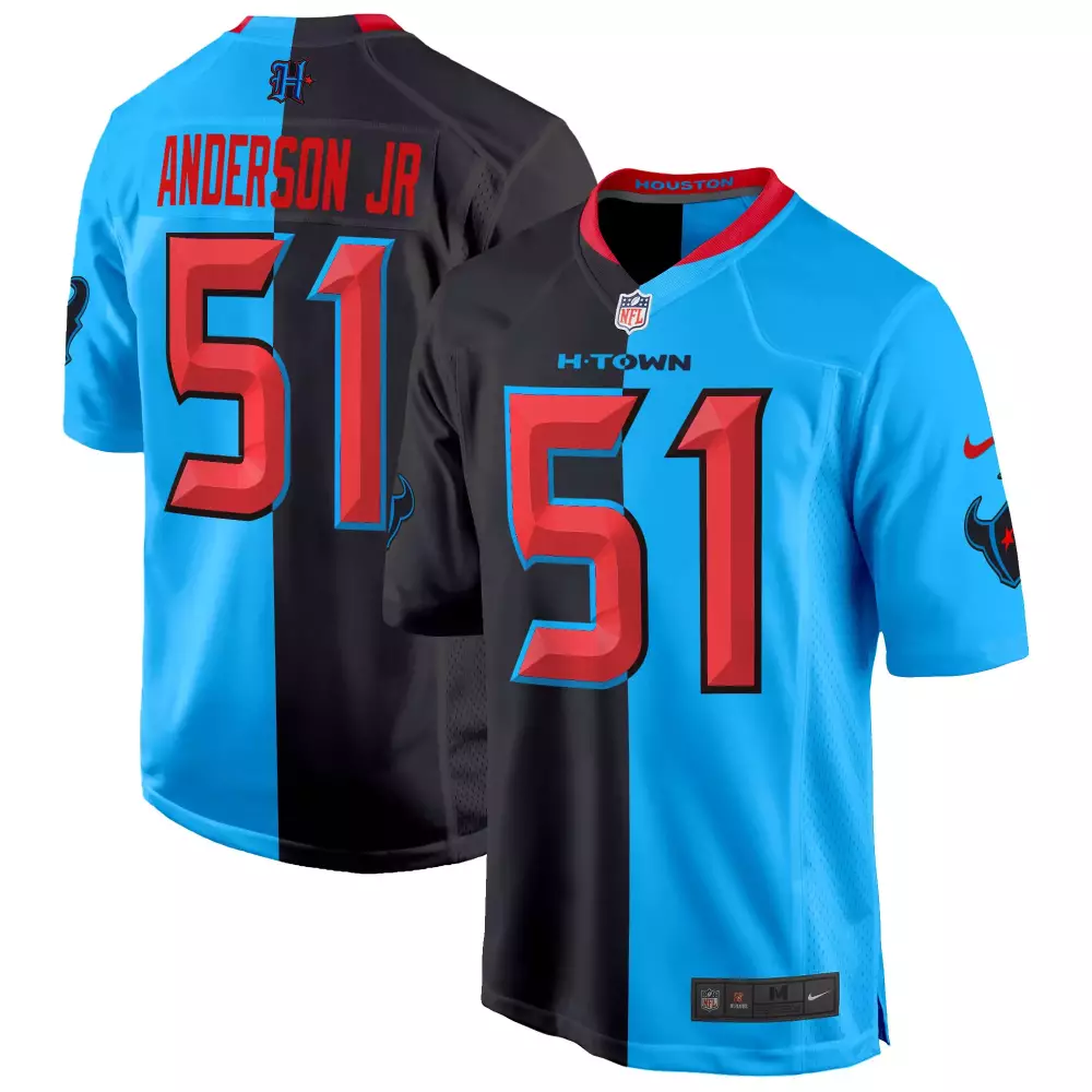 will anderson jr split mens houston texans 2024 game jersey all stitched