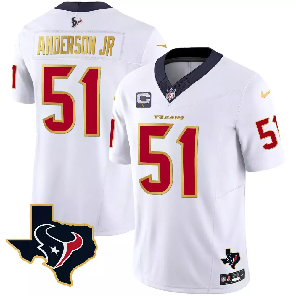 will anderson jr white mens houston texans color rush legend vapor jersey all stitched