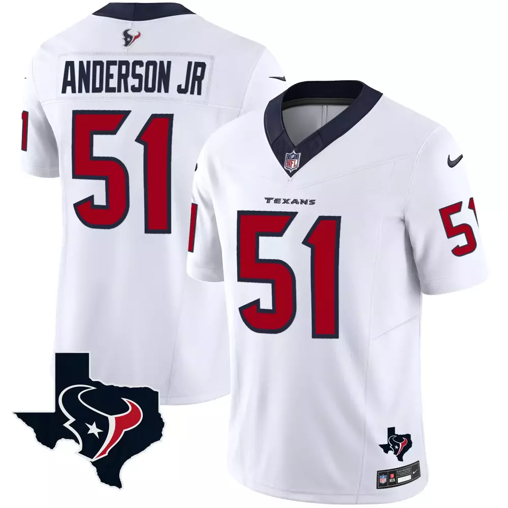 will anderson jr white mens houston texans mexico vapor limited jersey all stitched