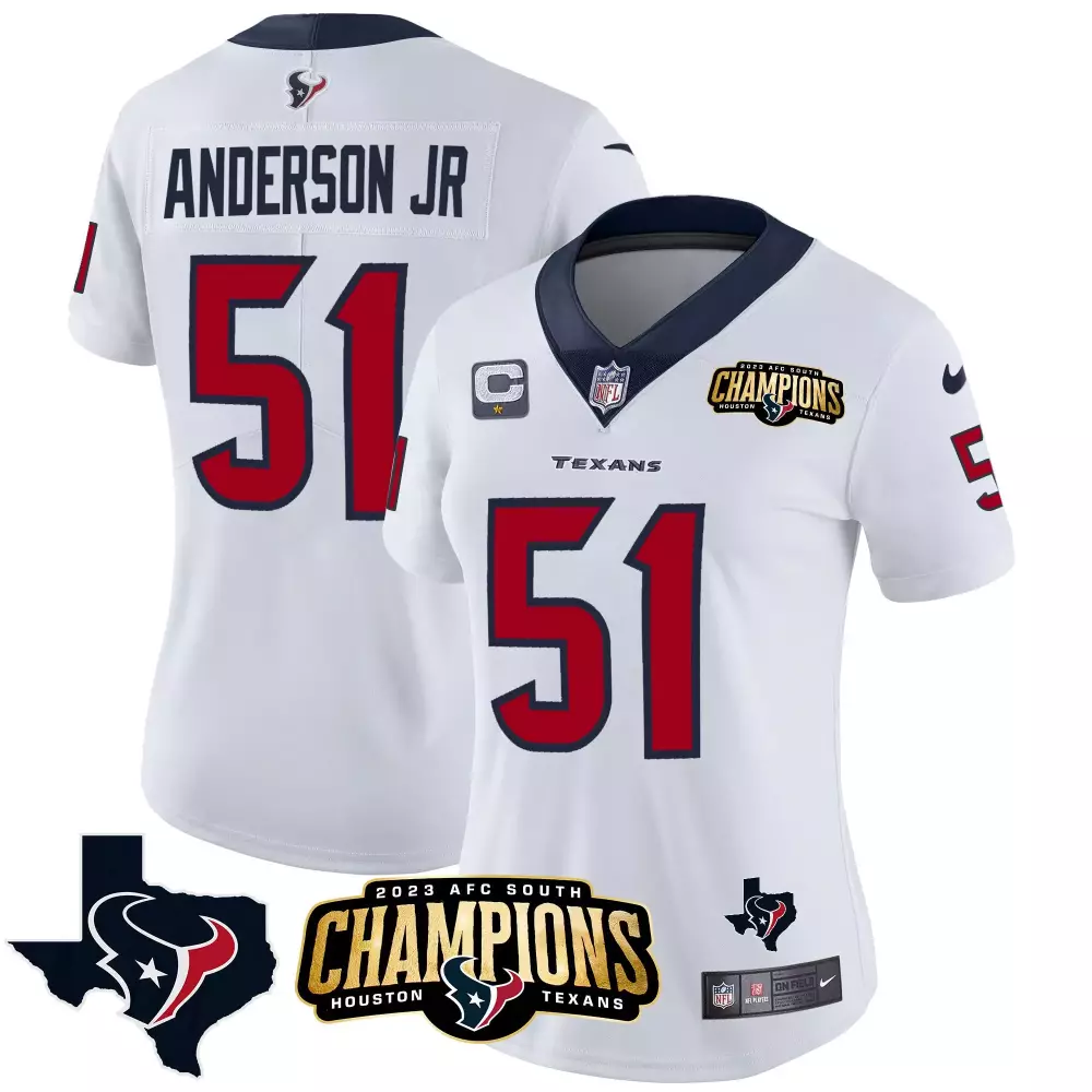 will anderson jr white mens houston texans mexico vapor limited jersey all stitched