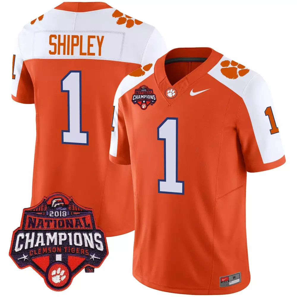 will shipley alternate mens clemson tigers vapor limited jersey all stitched