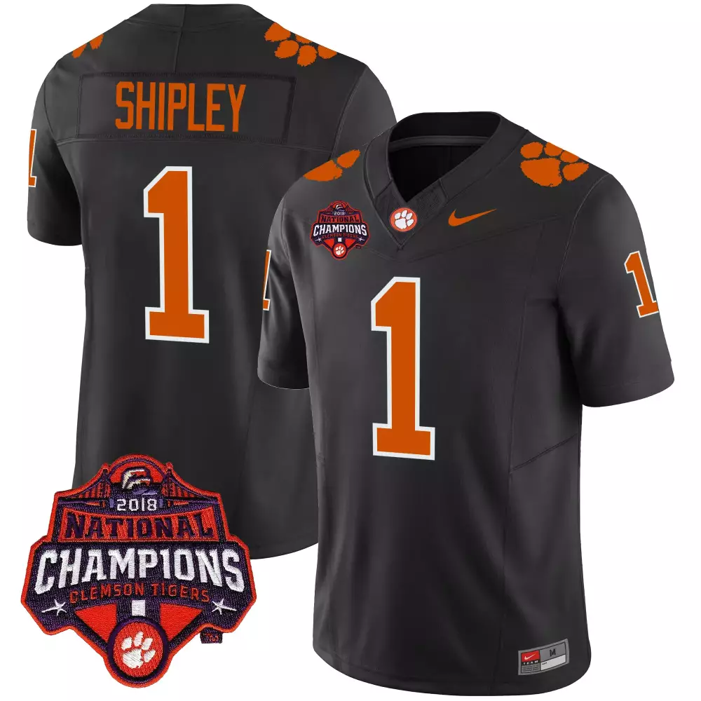 will shipley alternate mens clemson tigers vapor limited jersey all stitched