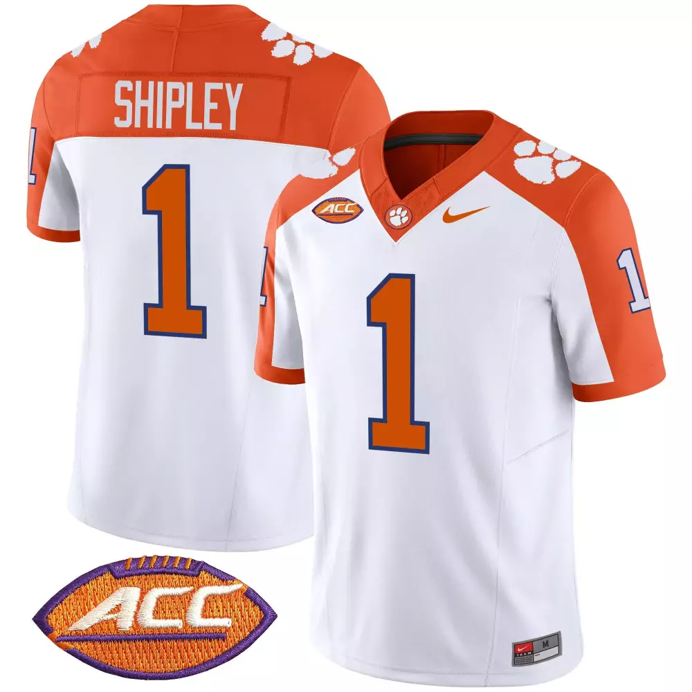 will shipley black mens clemson tigers vapor limited jersey v2 all stitched