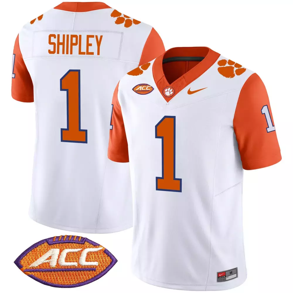 will shipley orange mens clemson tigers vapor limited jersey v2 all stitched