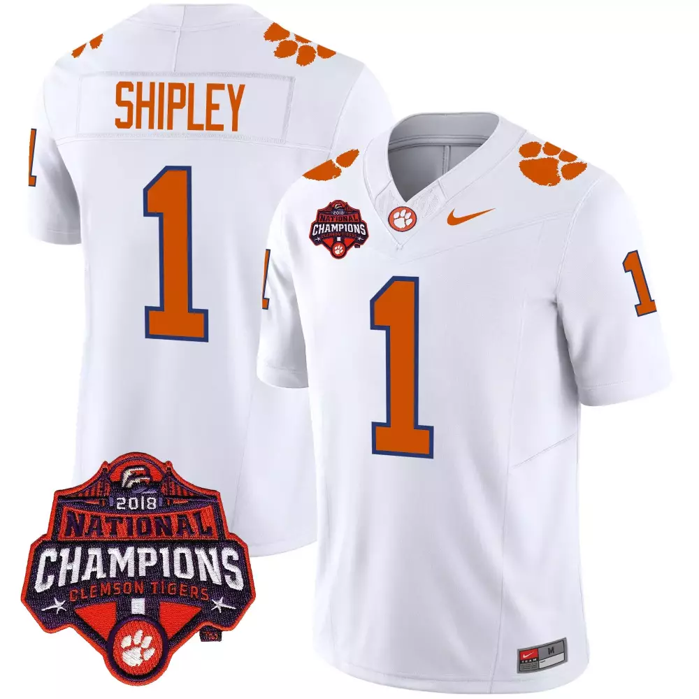 will shipley orange mens clemson tigers vapor limited jersey v2 all stitched