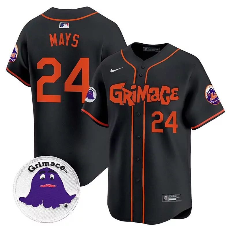 willie mays black gold mens new york mets willie mays patch vapor premier limited jersey all stitched