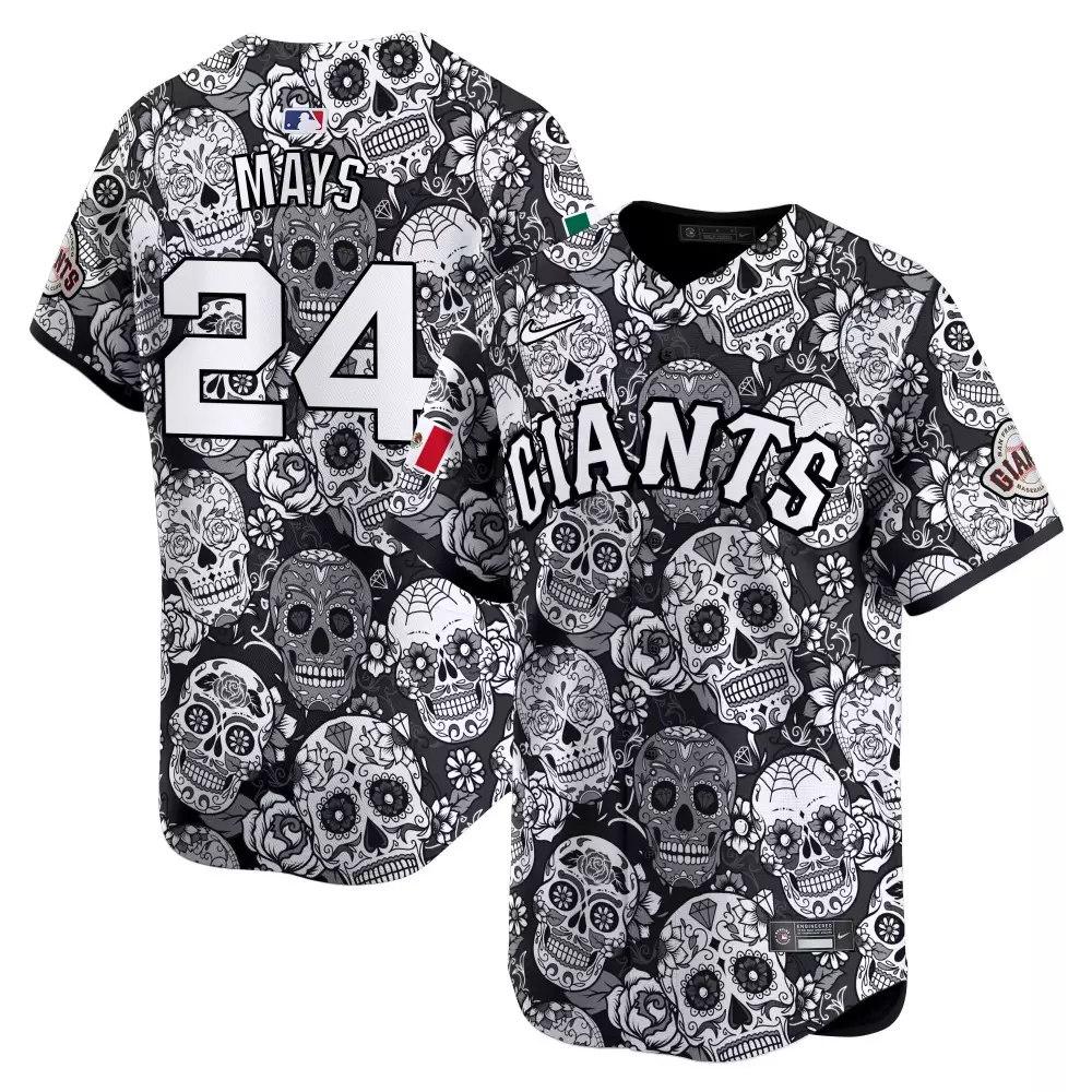 willie mays black mens san francisco giants 2024 willie mays patch vapor premier limited jersey v4 all stitched
