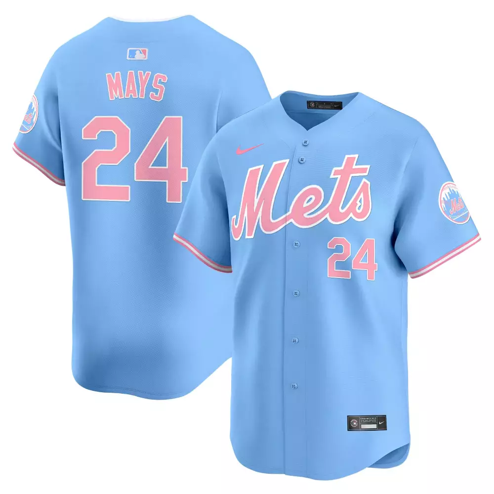 willie mays light blue mens new york mets queens graffiti vapor premier limited jersey all stitched