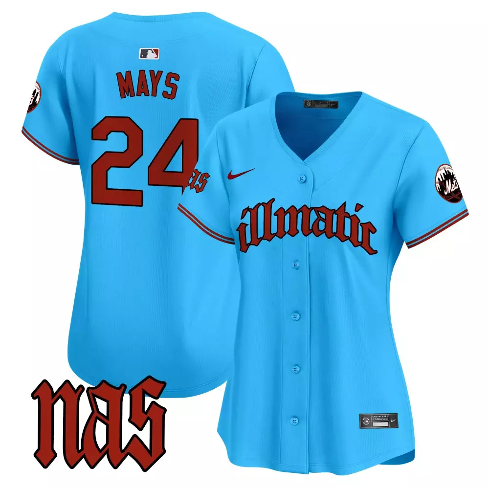 willie mays light blue mens new york mets queens graffiti vapor premier limited jersey all stitched