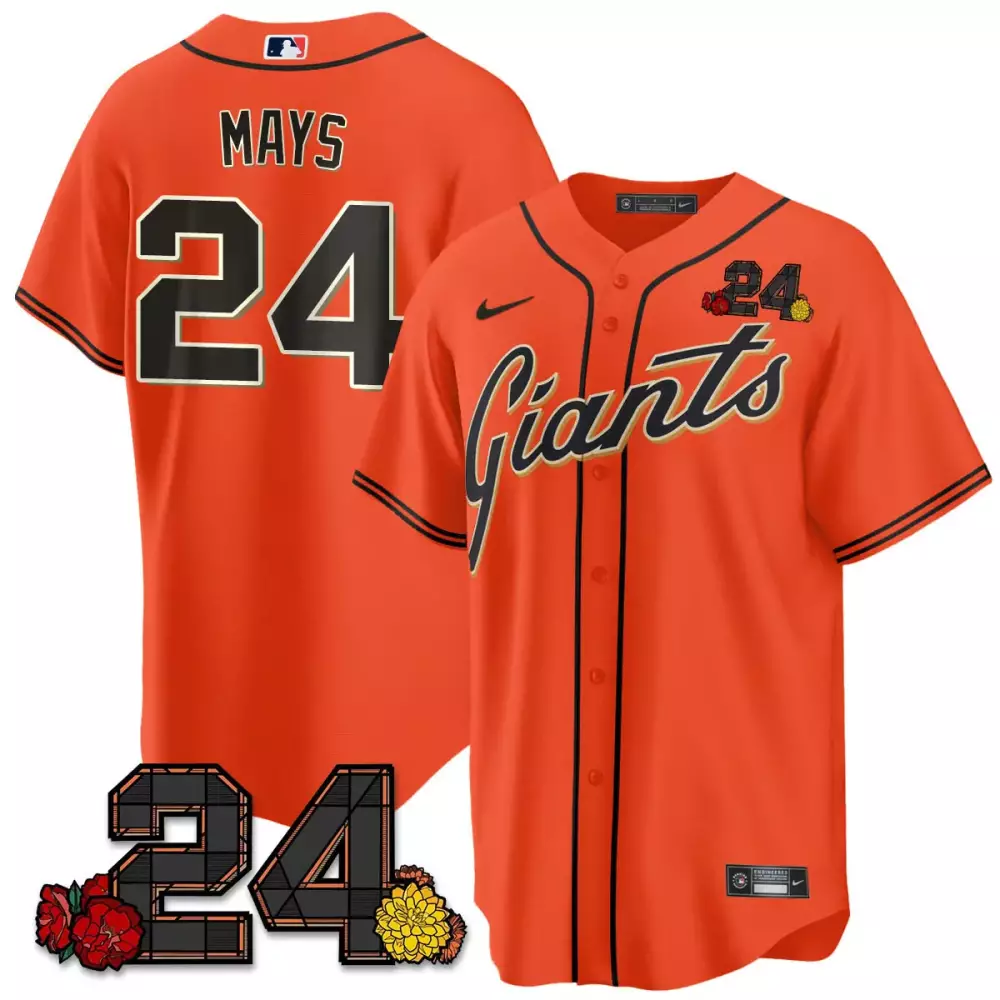 willie mays orange limited mens san francisco giants 2024 willie mays patch vapor premier limited jersey v2 all stitched